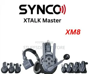 Synco Xtalk Master XM8 Professional Wireless Intercom System 8-HeadSet