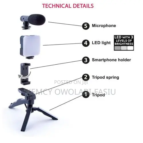 Mobile Phone Camera Kit Mobile Phone Kit, Vlog Kit