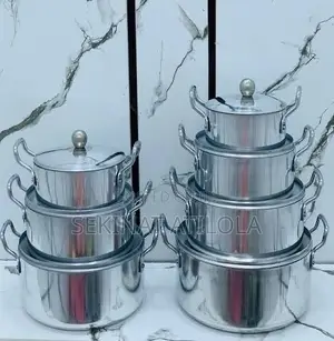 7 Pieces Hoffner Quality Aluminum Cookware Set, 