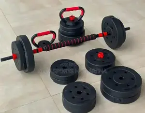 30kg Adjustable Rubber Dumbbells
