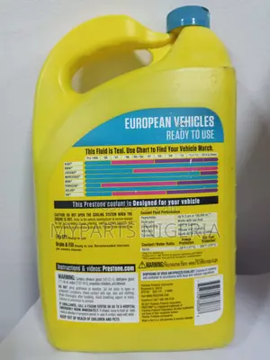 Prestone Coolant for Honda, Acura, Nissan, Infiniti Subaru