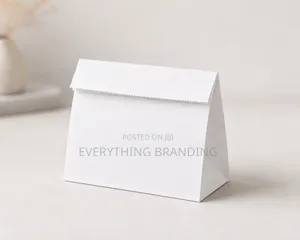 White A5 Kraft Paper Bags – Shopping Packaging