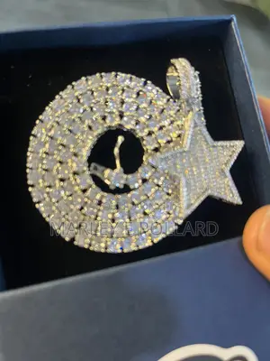 Star Pendant Tennis Iced Out Necklace