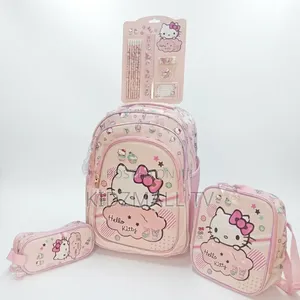 Premium 4-in-1 Hello Kitty School Bag Set