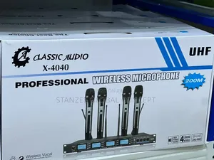 Classic Audio X-4040 Professional 4in1 UHF Wireless Microphone System