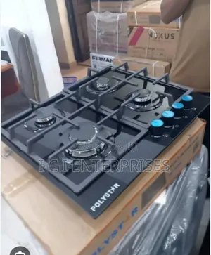 Polystar 4 Burner Gas Hob Pv-Gt60g4 + Ignition