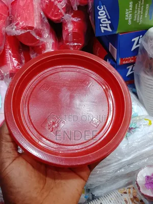 Disposable Round Plate by 25piec