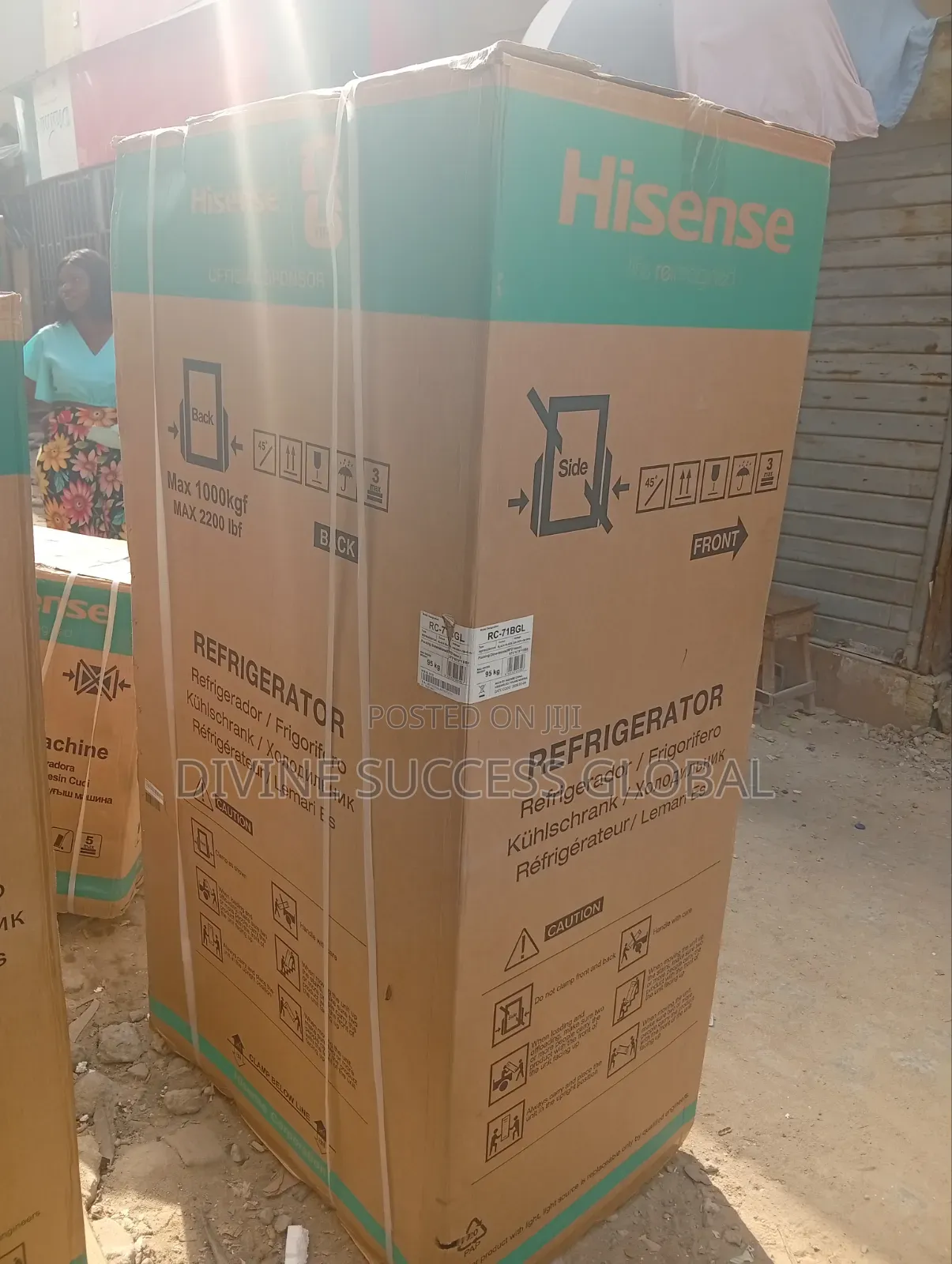 Hisense 529ltr Side by Side Refrigerator