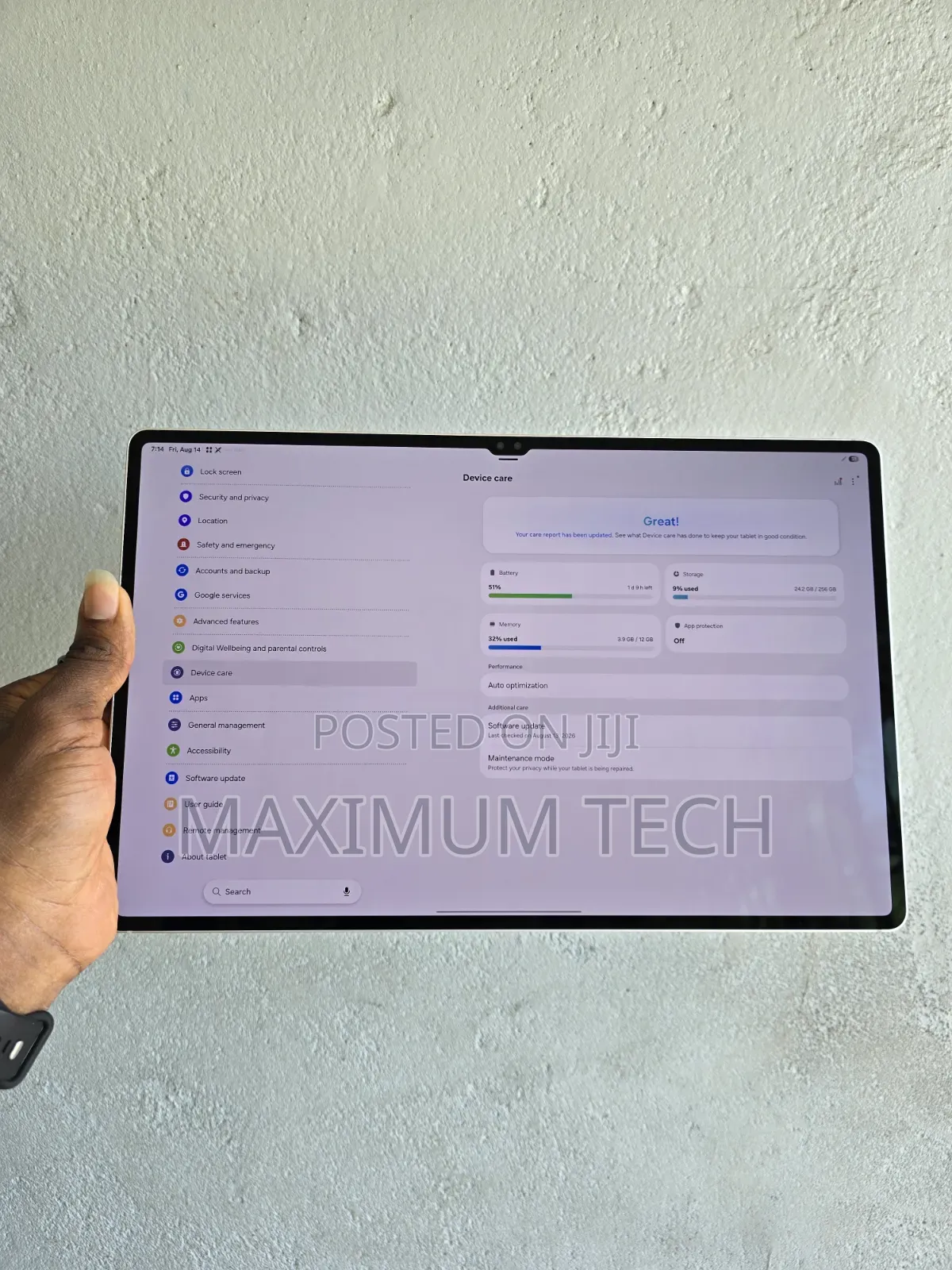 Samsung Galaxy Tab S10 Ultra 256 GB Silver