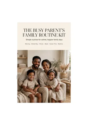 The Busy Parent’s Family Routine Kit – 19-Page Printable PDF