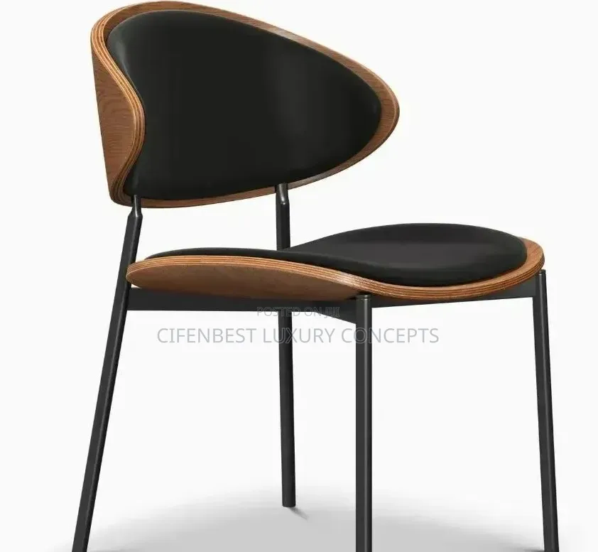 Dining Restaurant Leather Cushion Chair