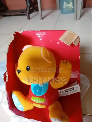Musical Educational Teddy Bear Toy - ABC and 123