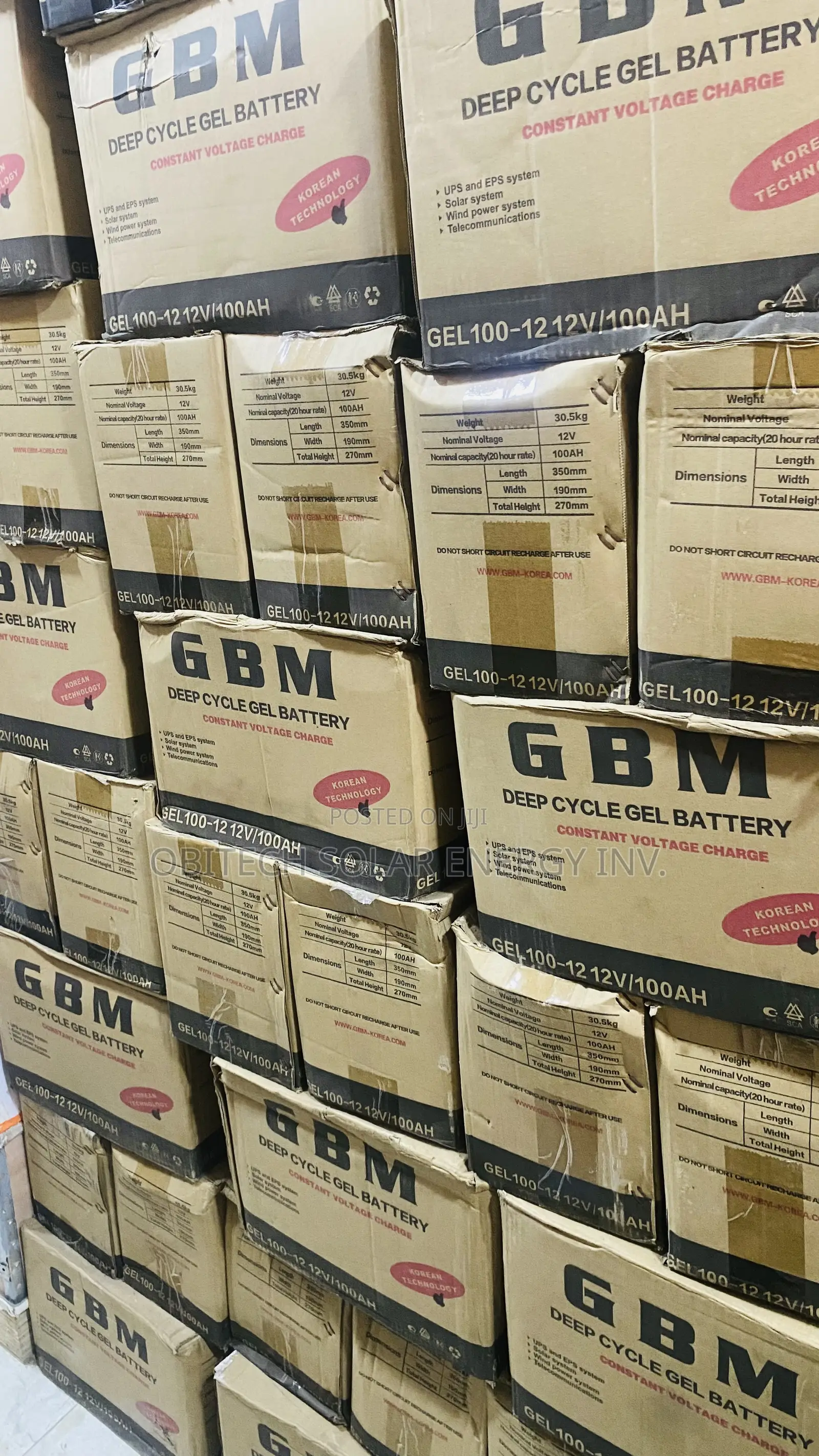12V 100AH Deep Cycle Battery