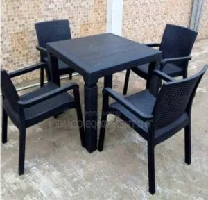 Rattan Chairs and Table
