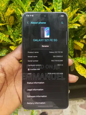 Samsung Galaxy S21 FE 5G 128 GB Gray
