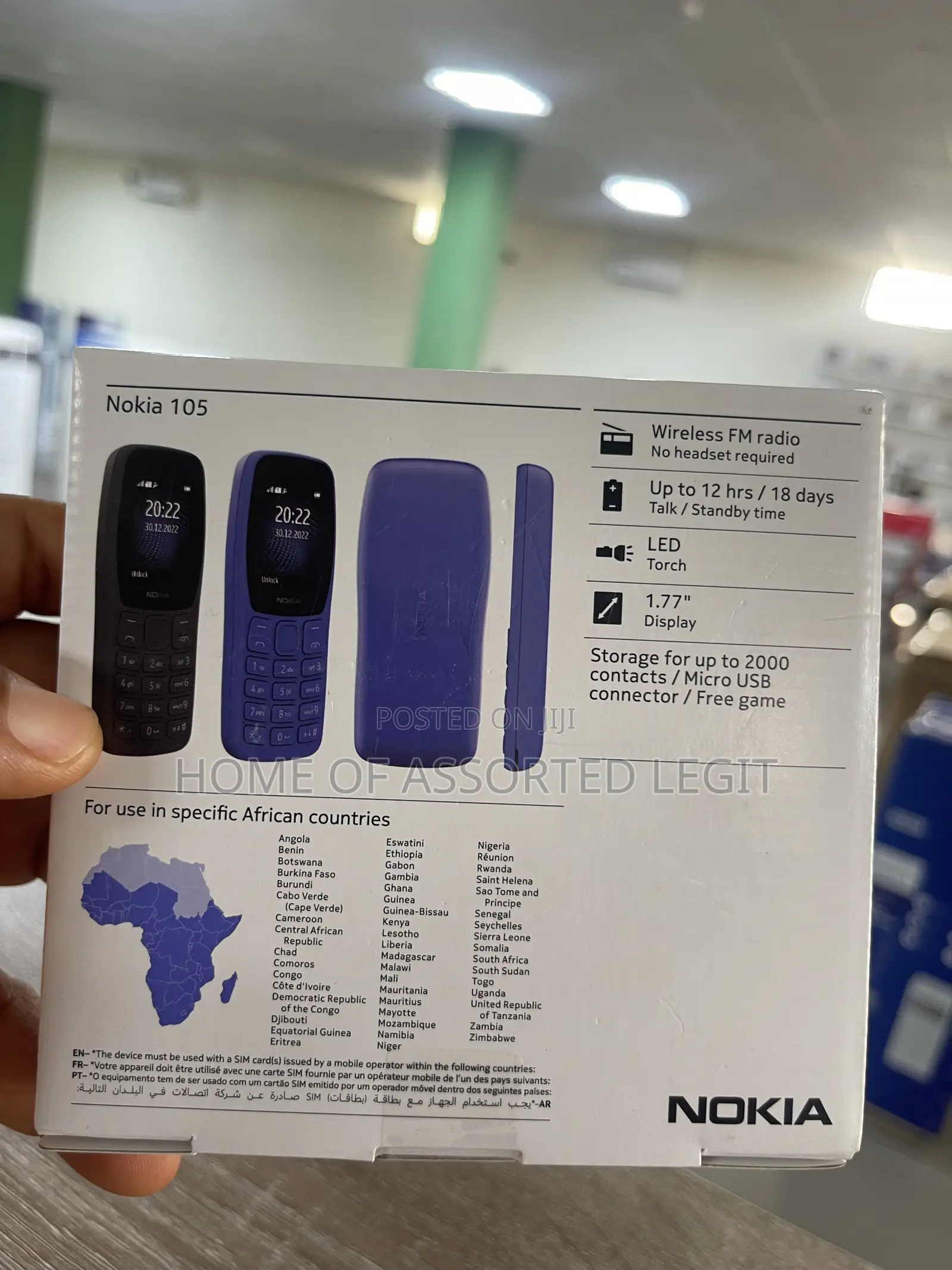 New Nokia 105 Black
