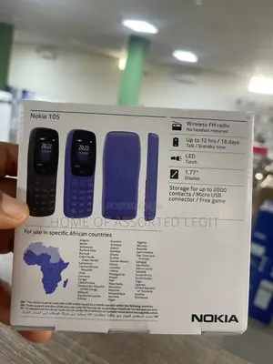 New Nokia 105 Black