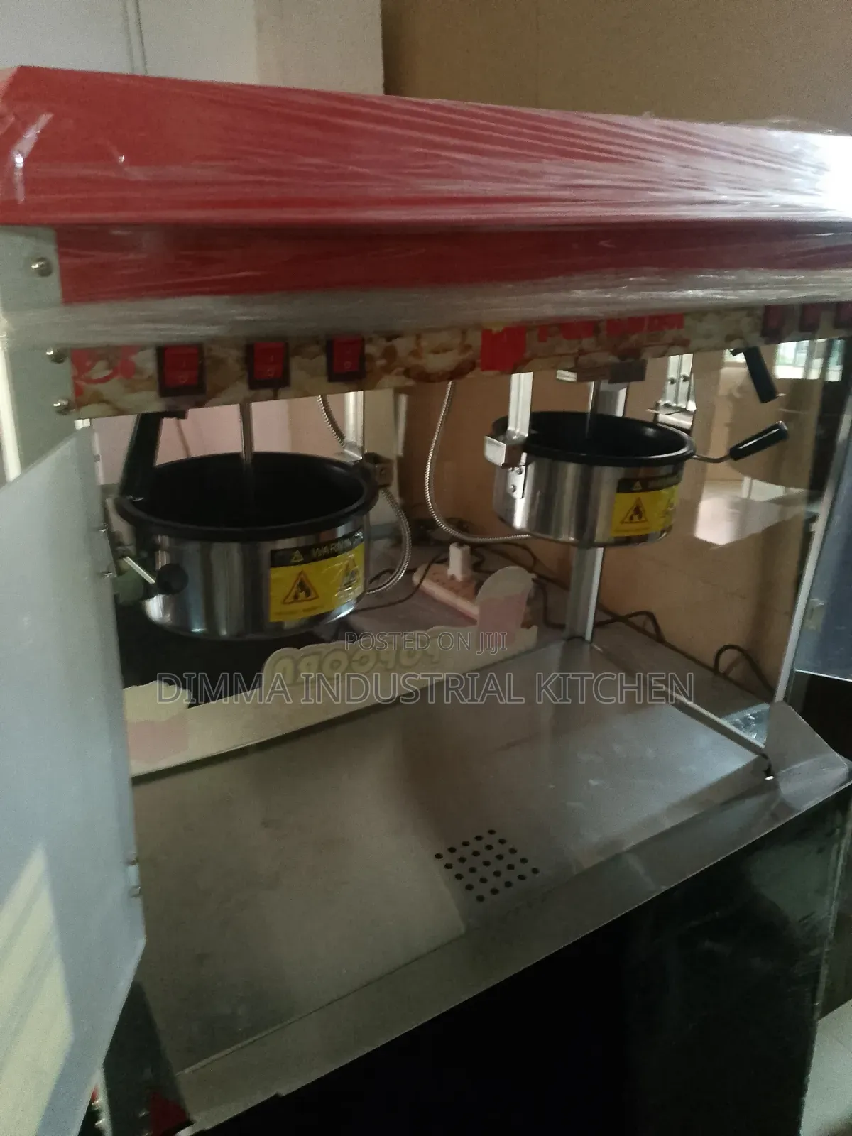 Double Pot Popcorn Machine
