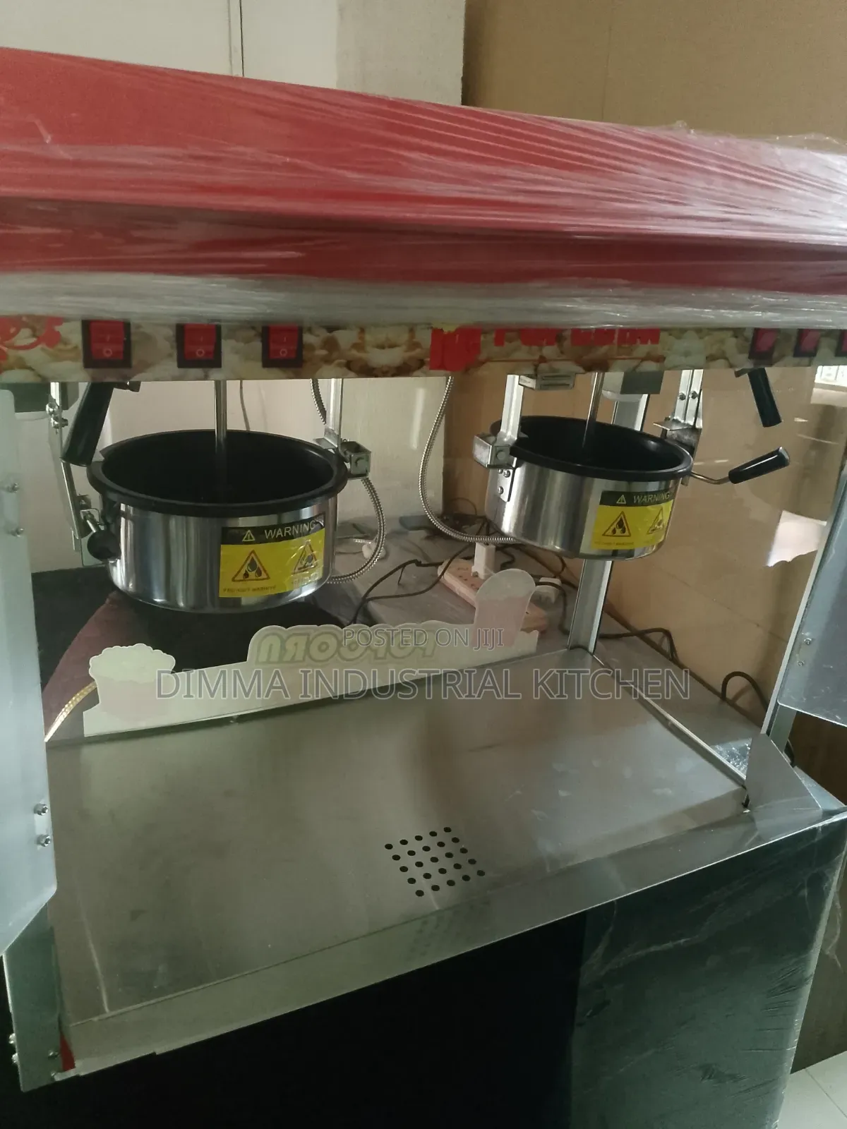 Double Pot Popcorn Machine
