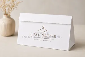 Lightweight A5 Kraft Paper Bags, 120gsm, Clothing Packaging