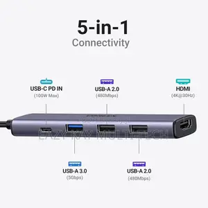 UGREEN USB C Hub 5 in 1 Multiport USB Adapter HDMI