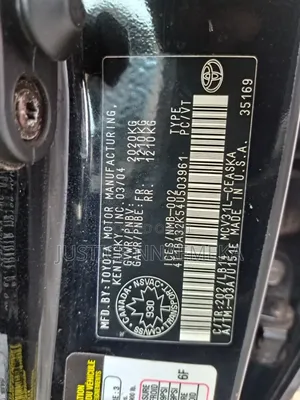 Toyota Camry 2005 Black