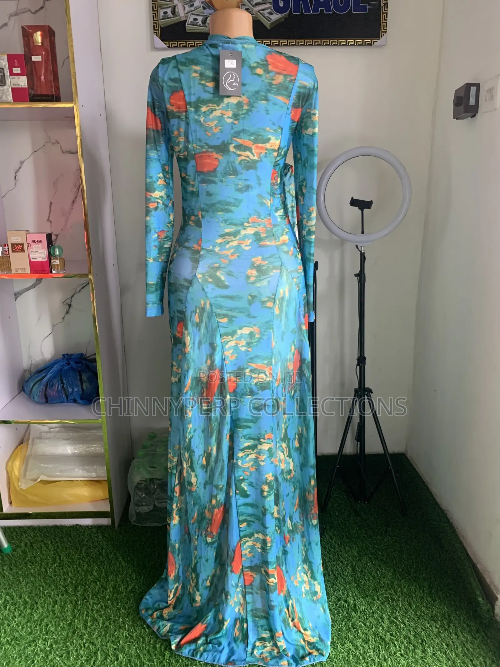 Silk Long Gown