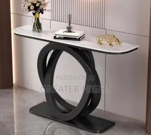 Marble Top Vanity Console Table