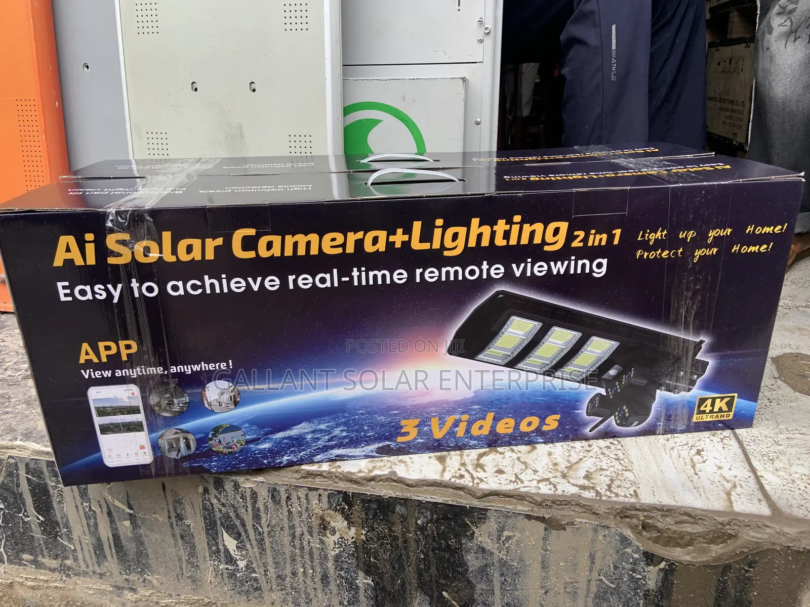 Ai Solar Camera+Lighting 2in1 450w