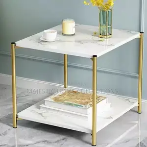 Square Black White Coffee Table