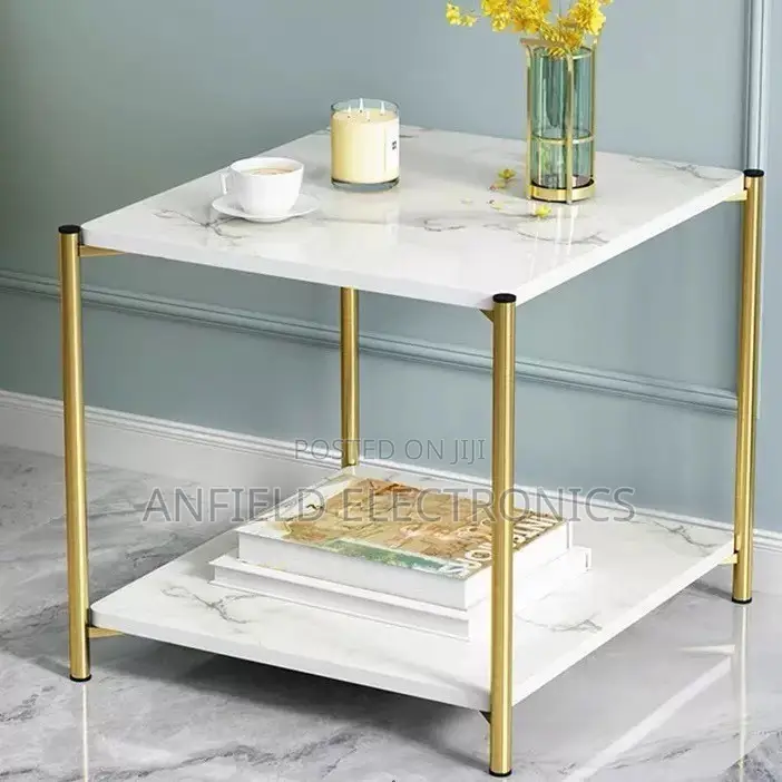 Square Black White Coffee Table