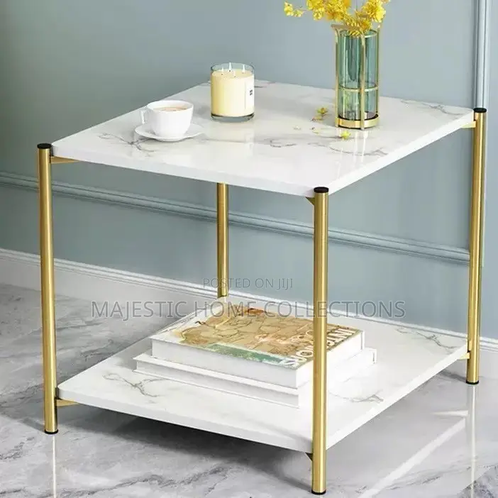 Square Black White Coffee Table