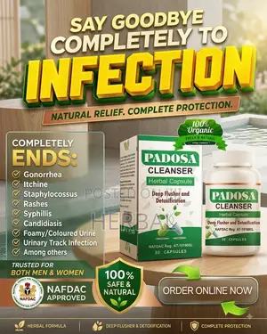 Padosa Capsules (Infection Flusher and Detoxification)