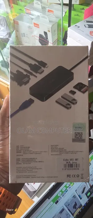 Wiwu Alpha Lightning to 9 in 1 Hub