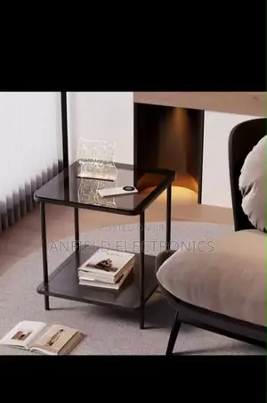 2-Layer Classy Glass Partition Coffee Table