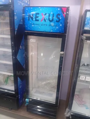 Nexus NX-401 240L Upright Showcase Refrigerator and Display Chiller.