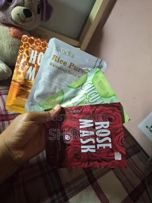 Facial Sheet Masks Combo - Rose, Honey, Cucumber, Rice, Camellia Etc