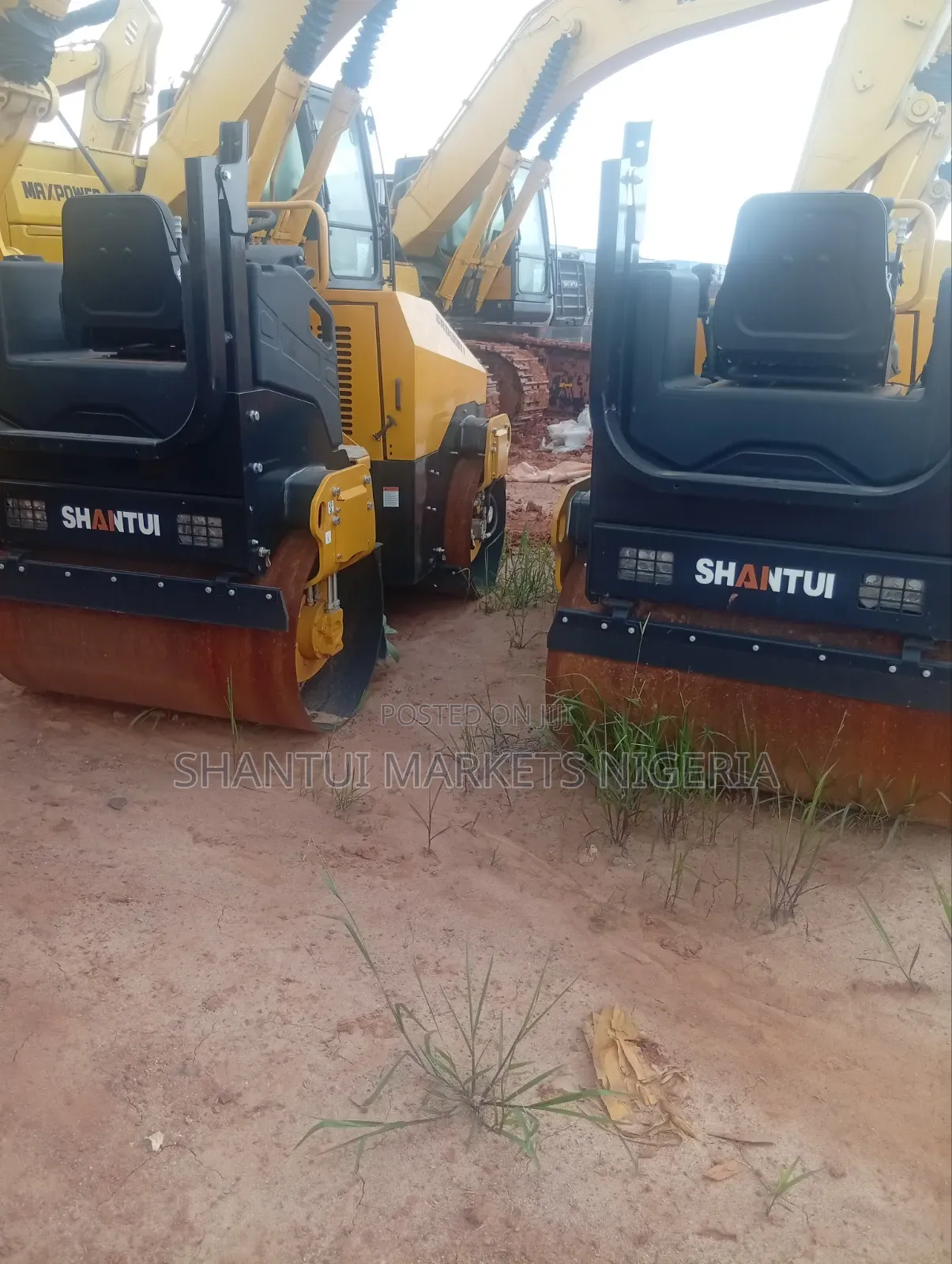 3tons Shantui Double Drum Roller