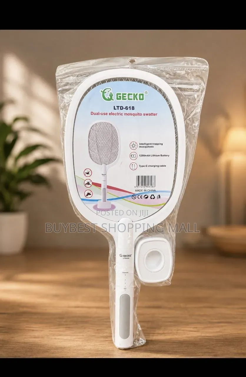 Electric Mosquito Swatter With UV Lamp