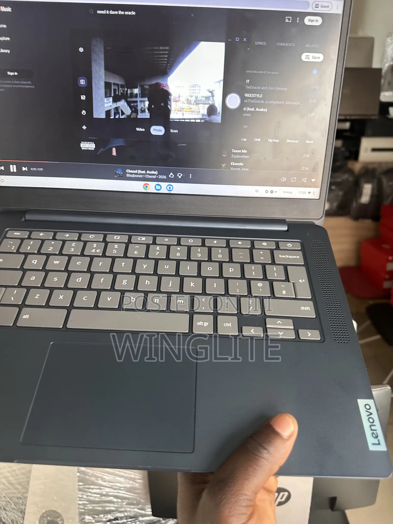 Laptop Lenovo Ideapad 3 4GB Intel Celeron SSD 60GB