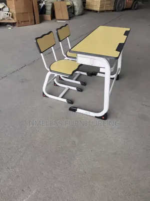 Double Student Desk and Chair