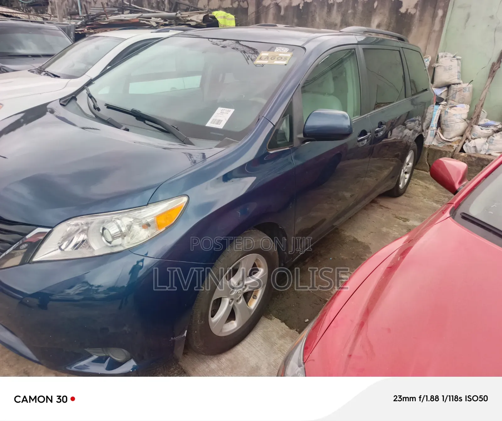 Toyota Sienna 2012 Blue