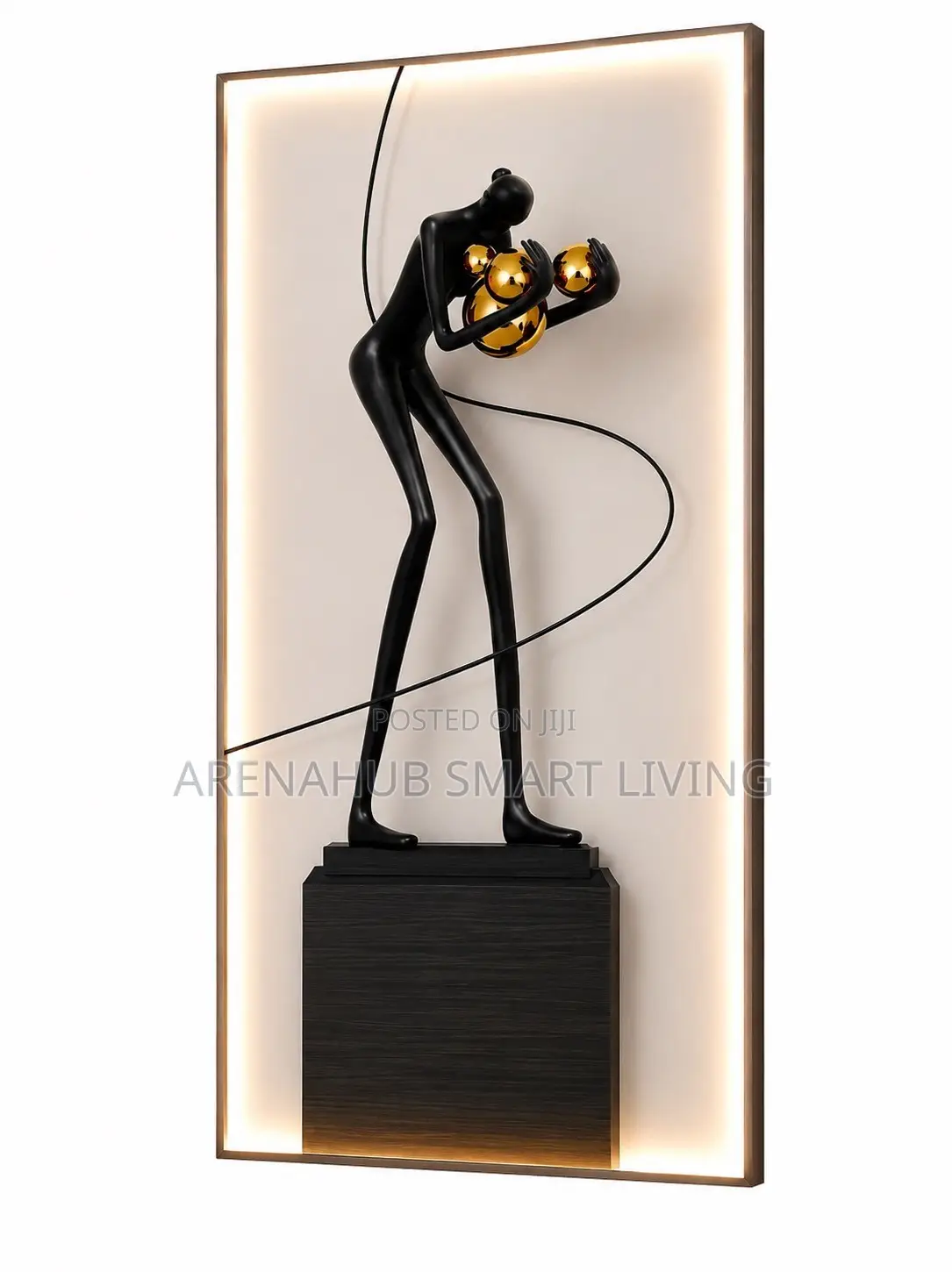 Luxury LED Wall Art – Modern 3D Decorative Wall Sculpture
