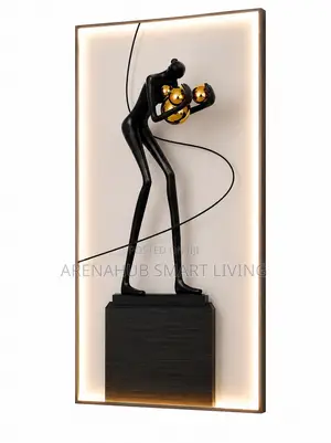 Luxury LED Wall Art – Modern 3D Decorative Wall Sculpture