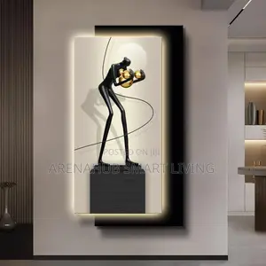 Luxury LED Wall Art – Modern 3D Decorative Wall Sculpture