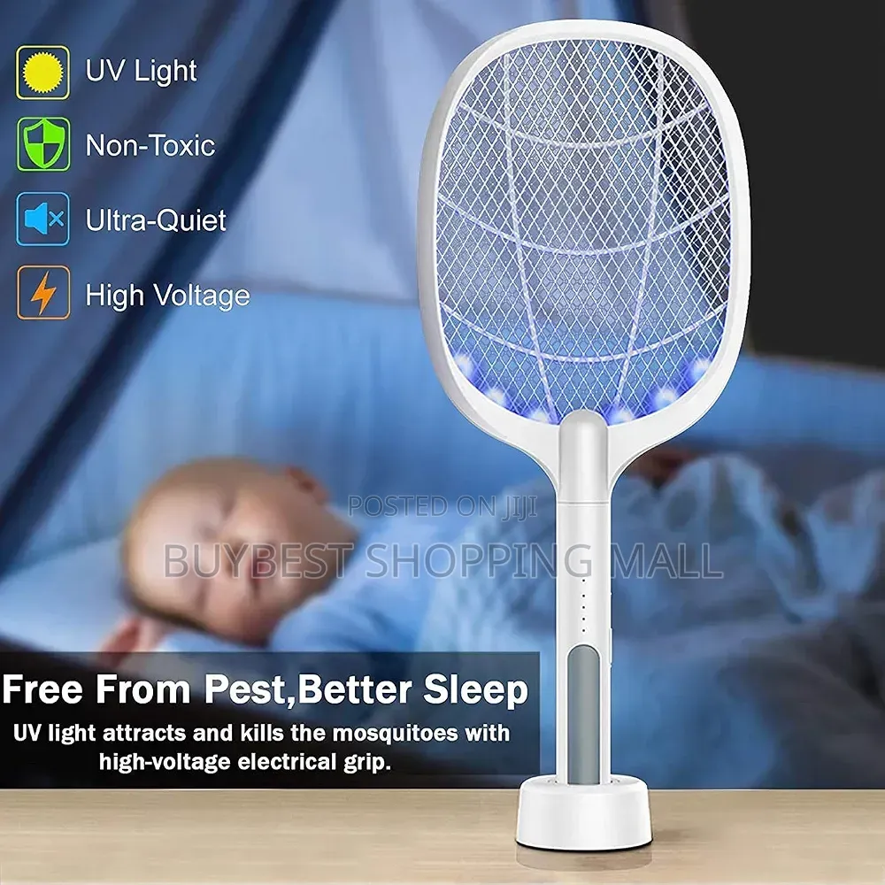Electric Mosquito Swatter With UV Lamp