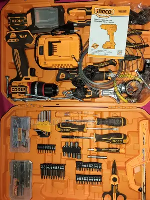 INGCO Cordless Brushless Impact Drill Tool Kit – Complete Set