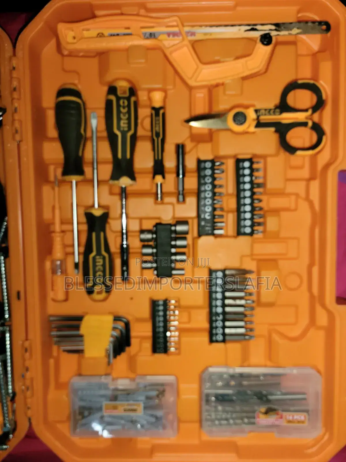 INGCO Cordless Brushless Impact Drill Tool Kit – Complete Set