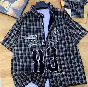 Men’s Forever Gingham Shirt | Streetwear Short Sleeve | Wholesale