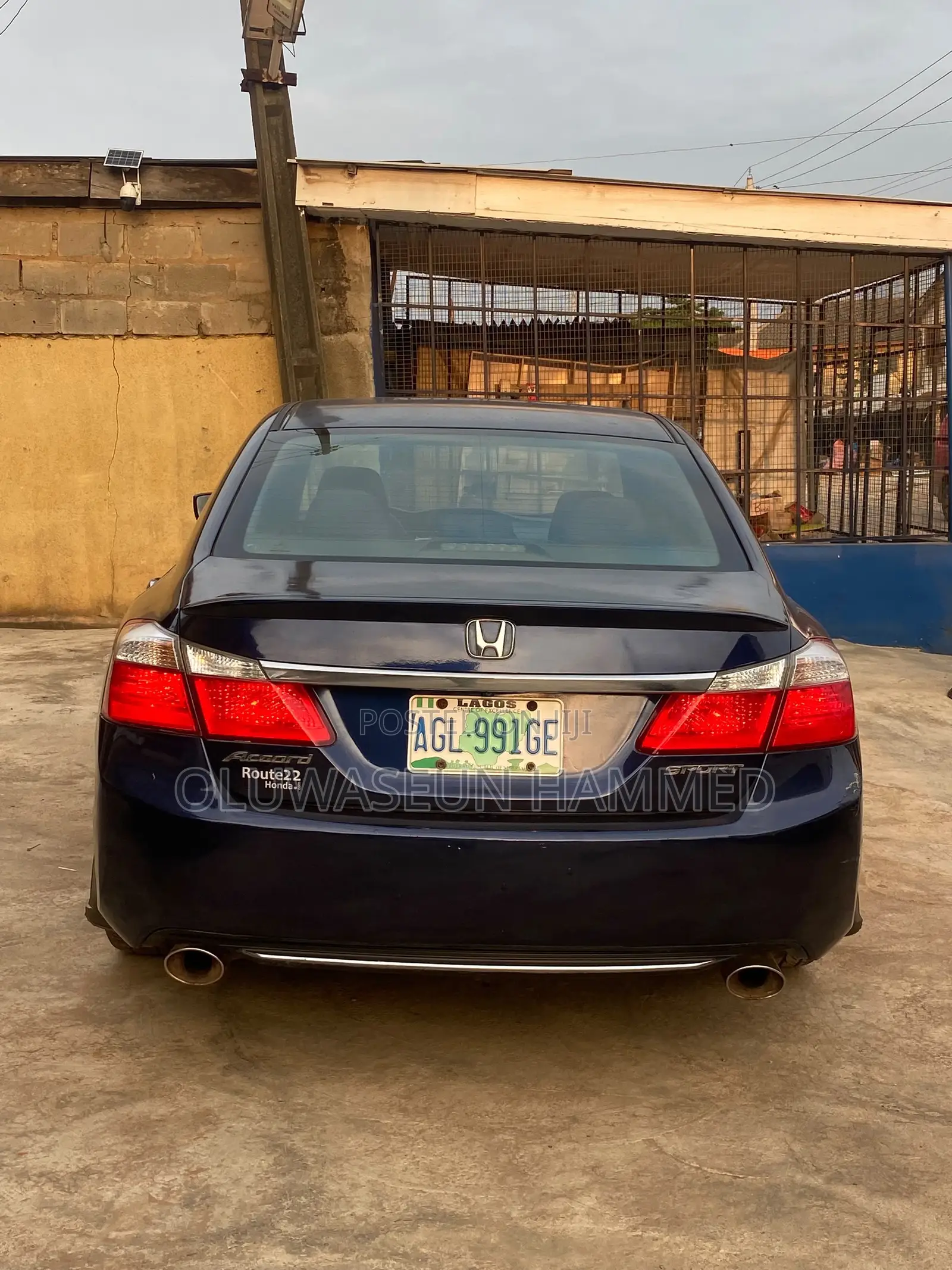Honda Accord 2015 Blue